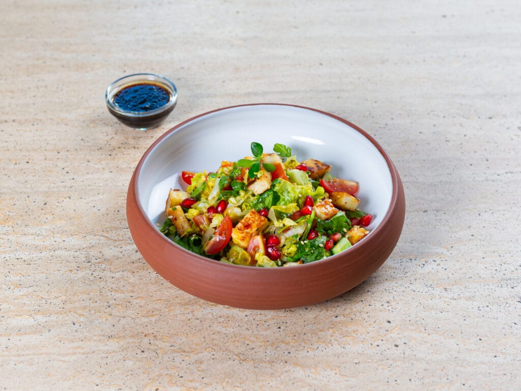 Grilled Halloumi Salad